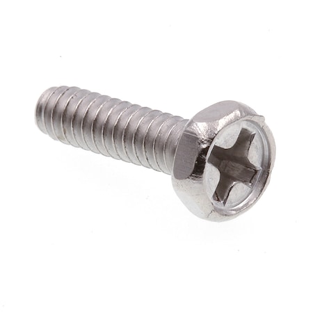 Prime-Line Machine Screw, Indent Hex Head, Phillip Drive No. 6-32 X 1/2in 18-8 Stainless Steel 25PK 9012347